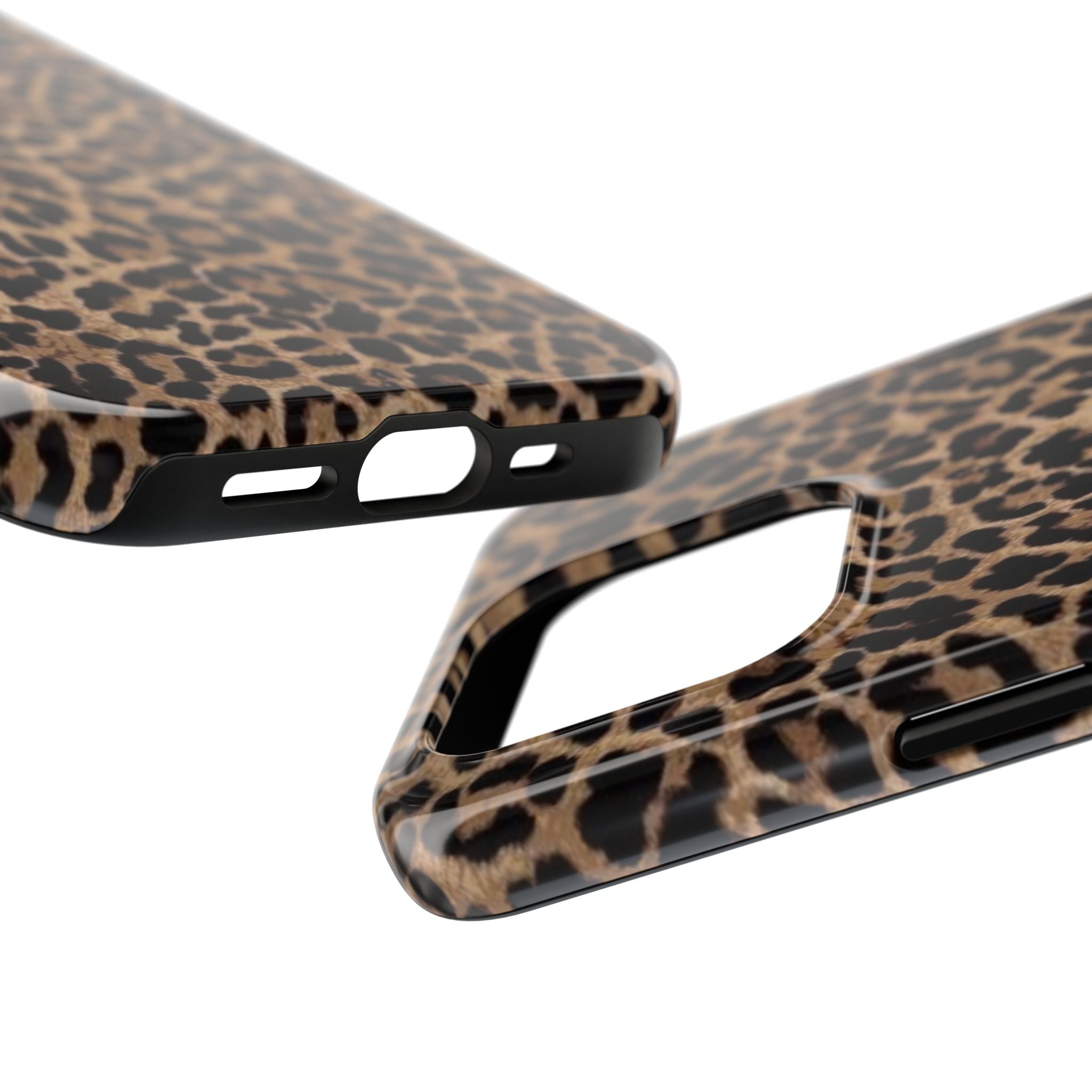 Leopard Print Tough Phone Case — Durable Animal Print Protective Cover