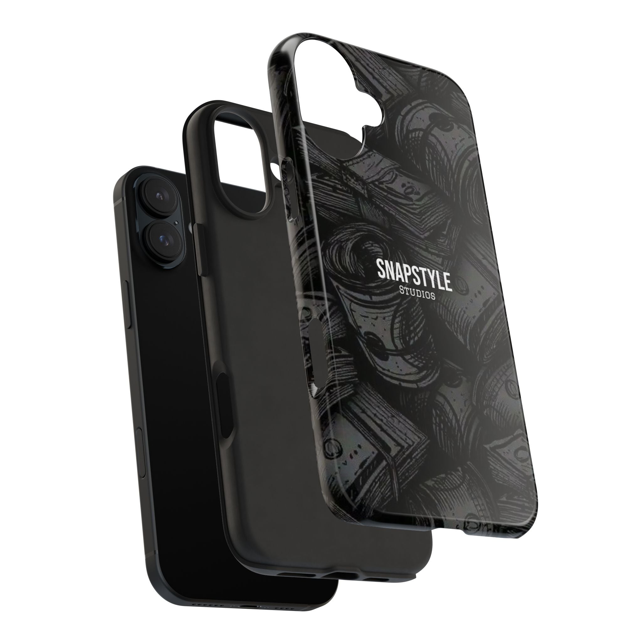 Tough Phone Case — Dark Money Roll Graphic Protective Cover