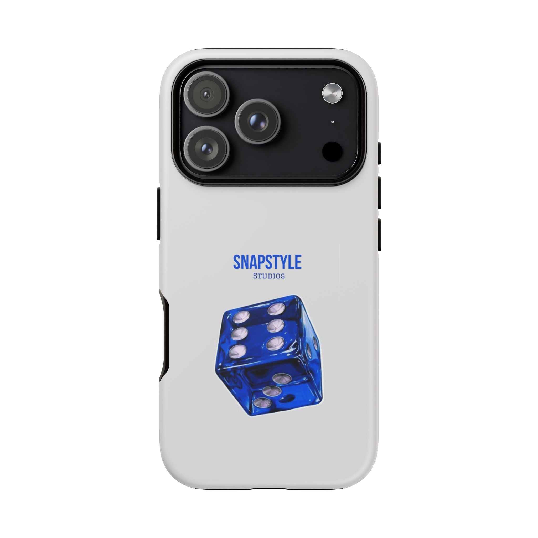 Blue Dice Design Protective Case