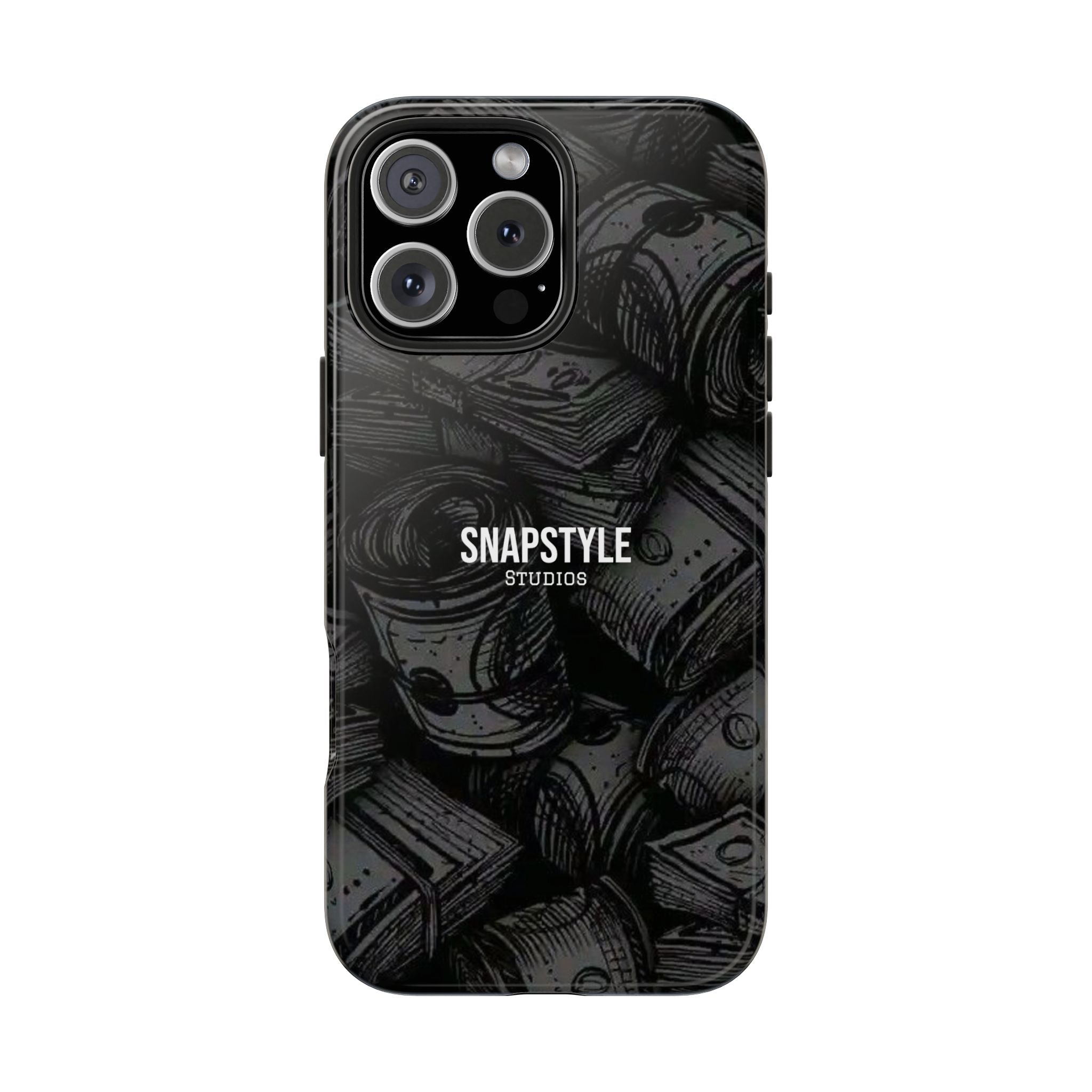 Tough Phone Case — Dark Money Roll Graphic Protective Cover