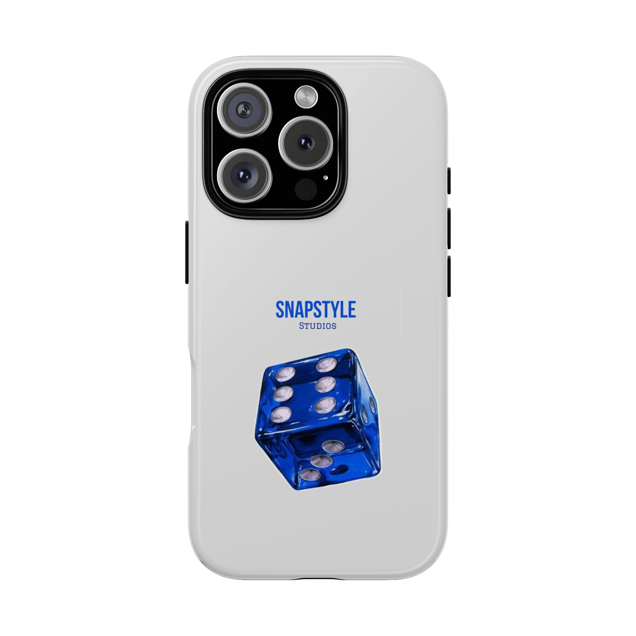 Blue Dice Design Protective Case