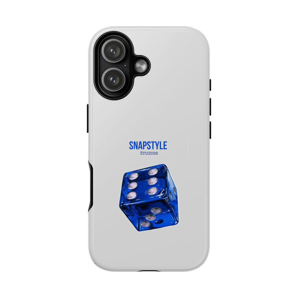 Blue Dice Design Protective Case