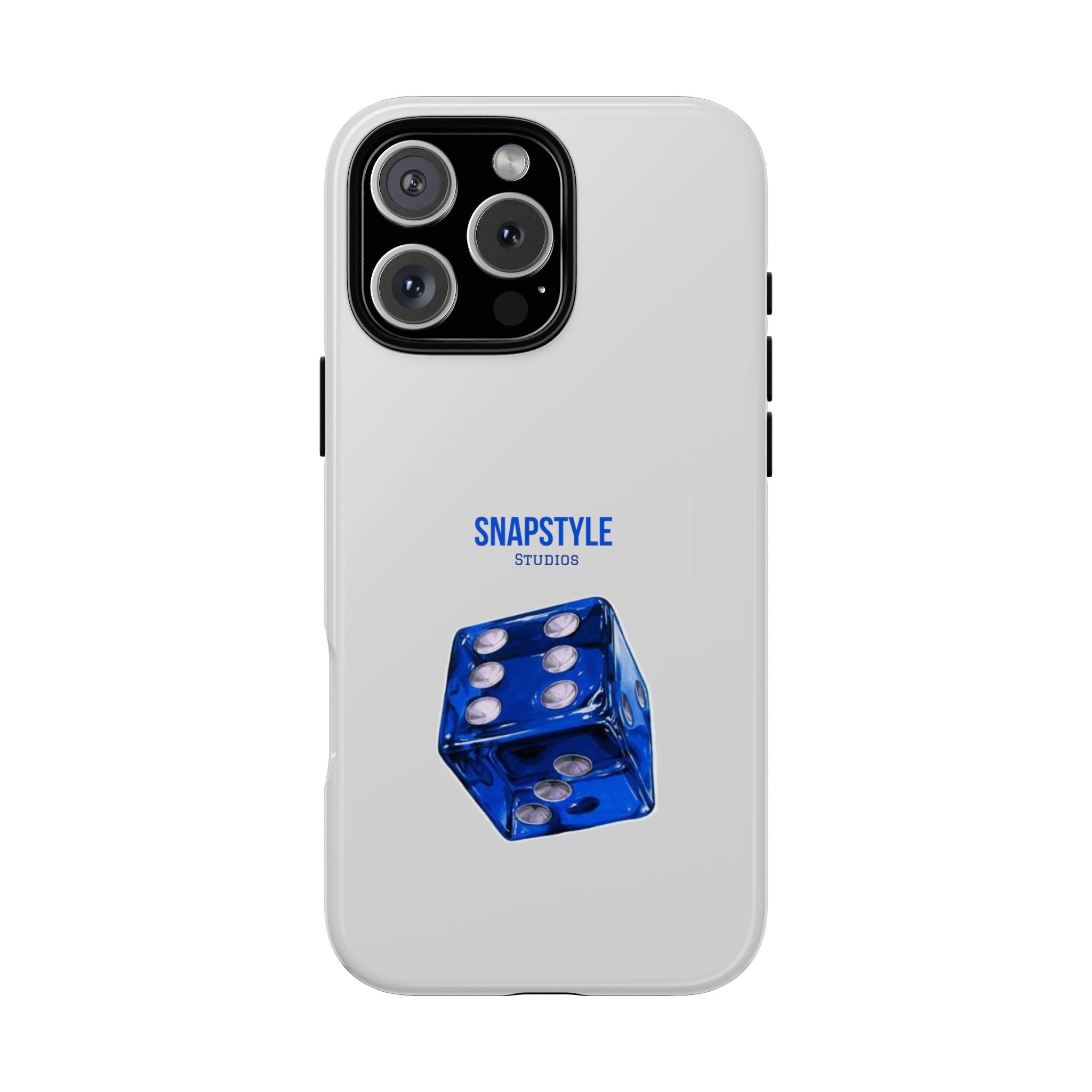 Blue Dice Design Protective Case