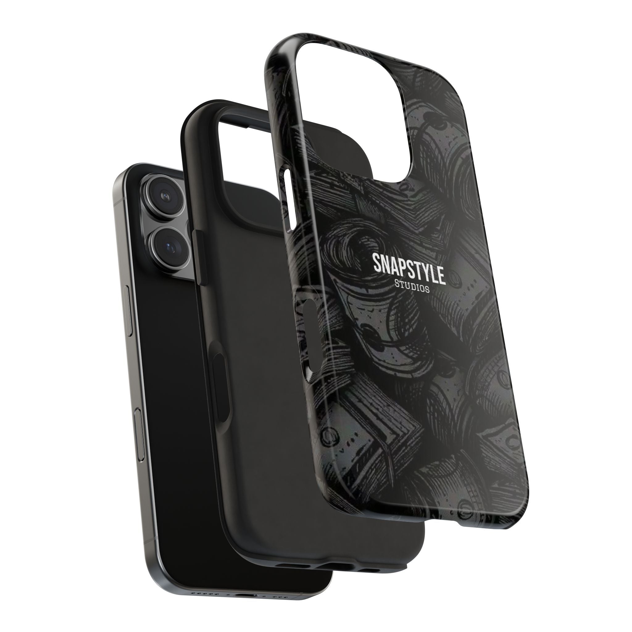 Tough Phone Case — Dark Money Roll Graphic Protective Cover