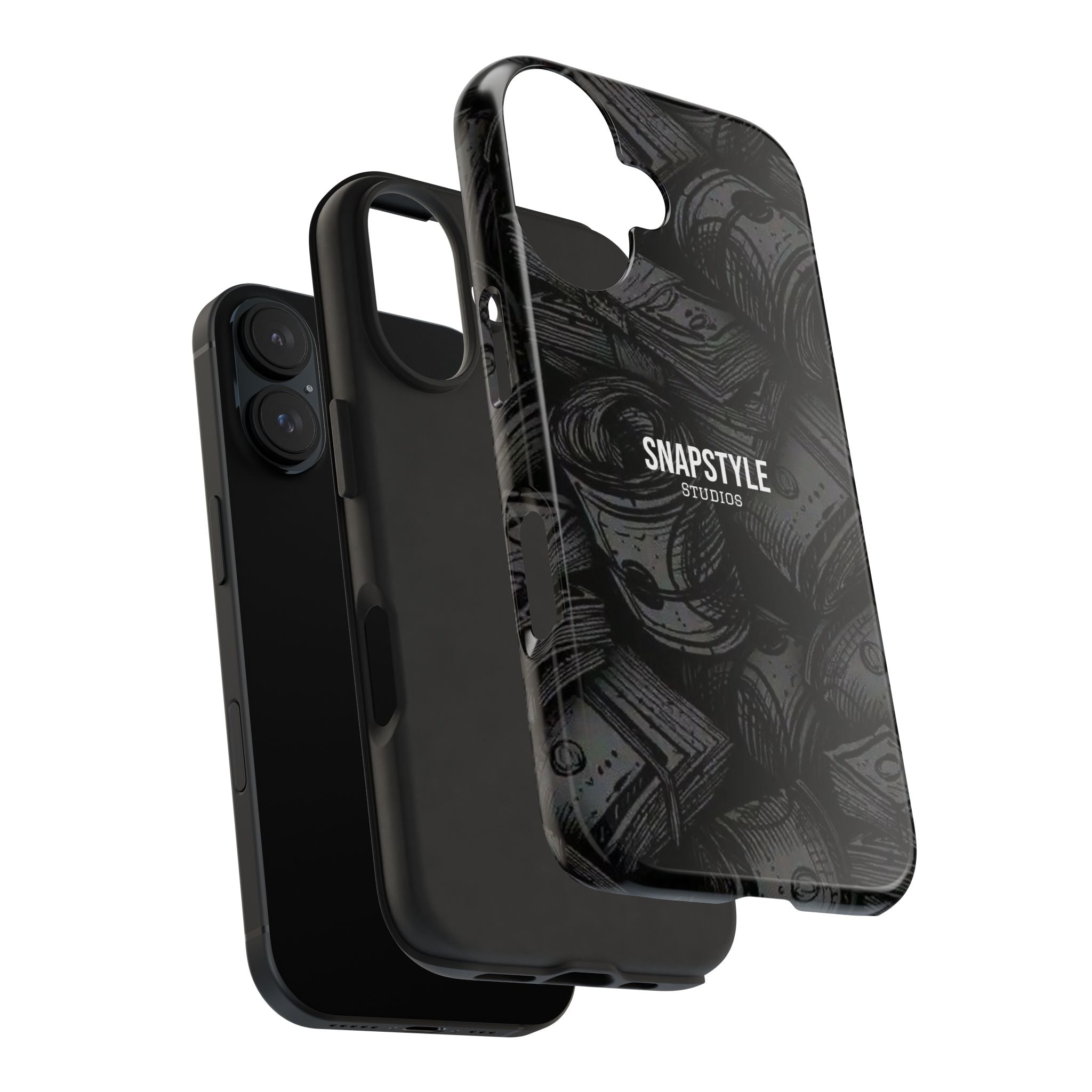 Tough Phone Case — Dark Money Roll Graphic Protective Cover