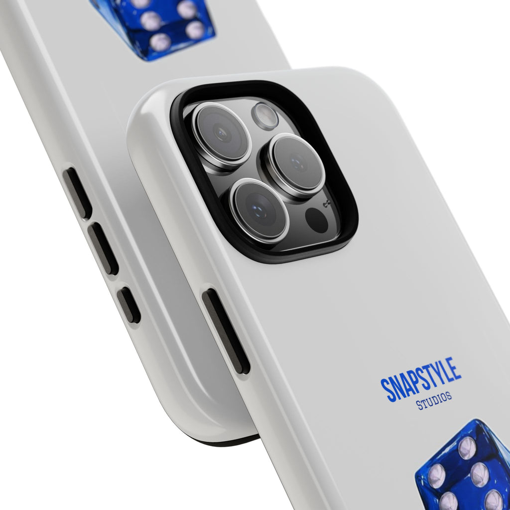 Blue Dice Design Protective Case