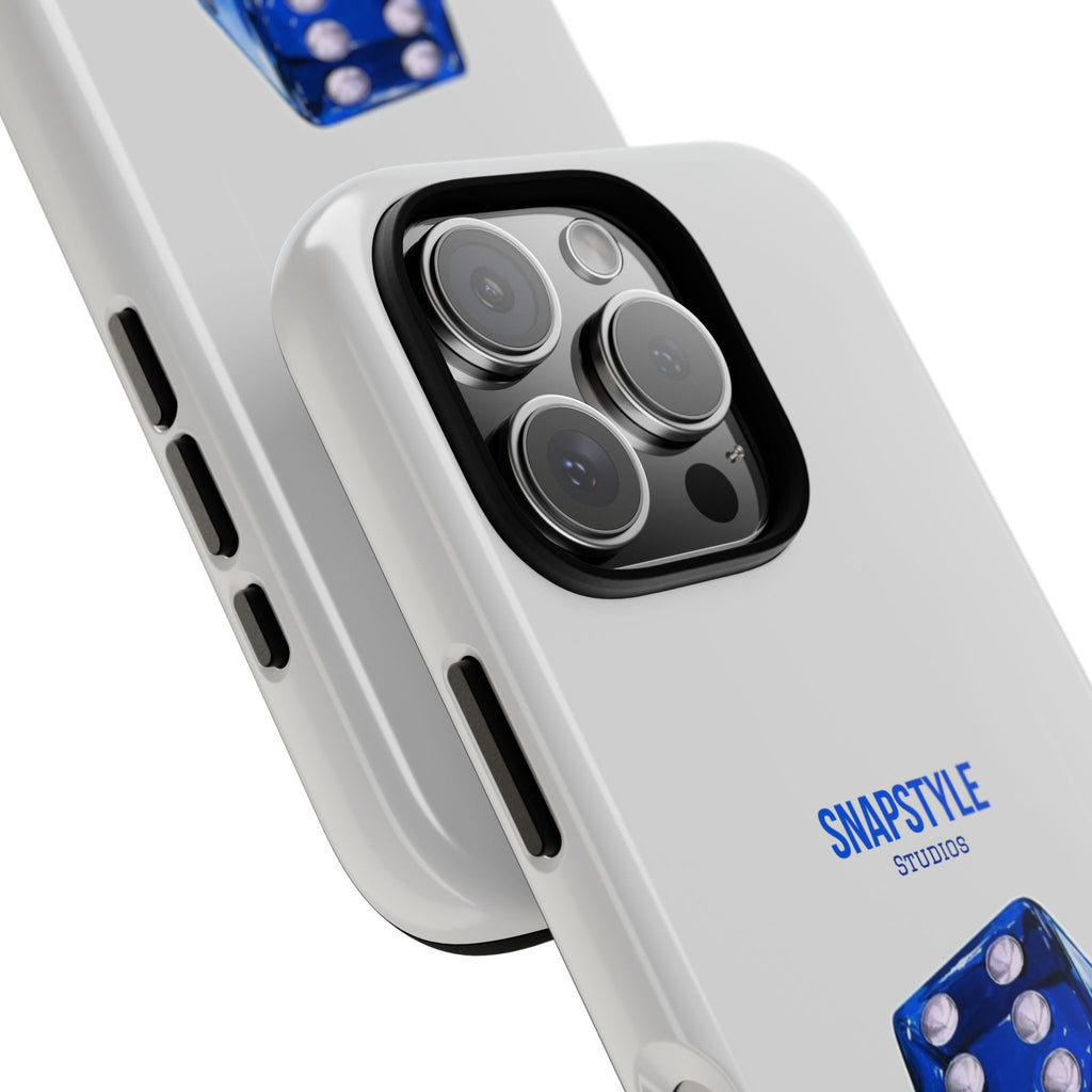 Blue Dice Design Protective Case
