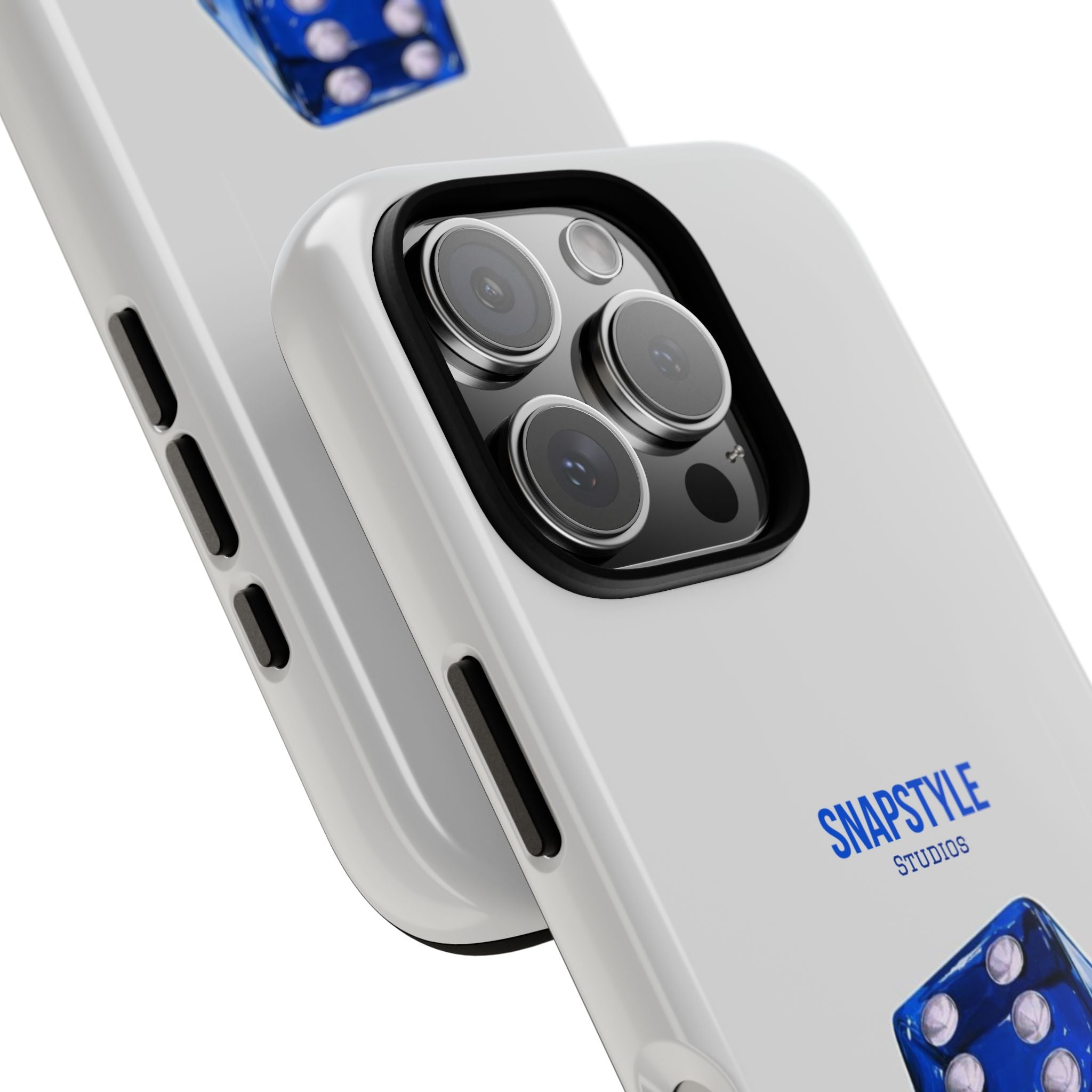 Blue Dice Design Protective Case