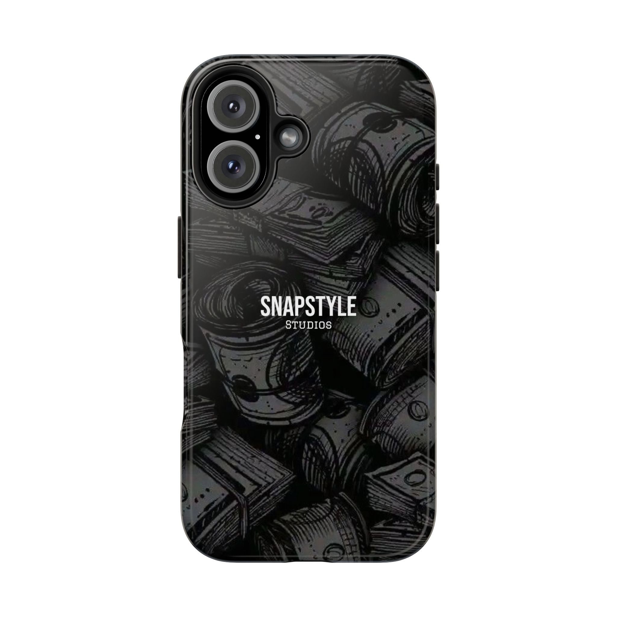 Tough Phone Case — Dark Money Roll Graphic Protective Cover