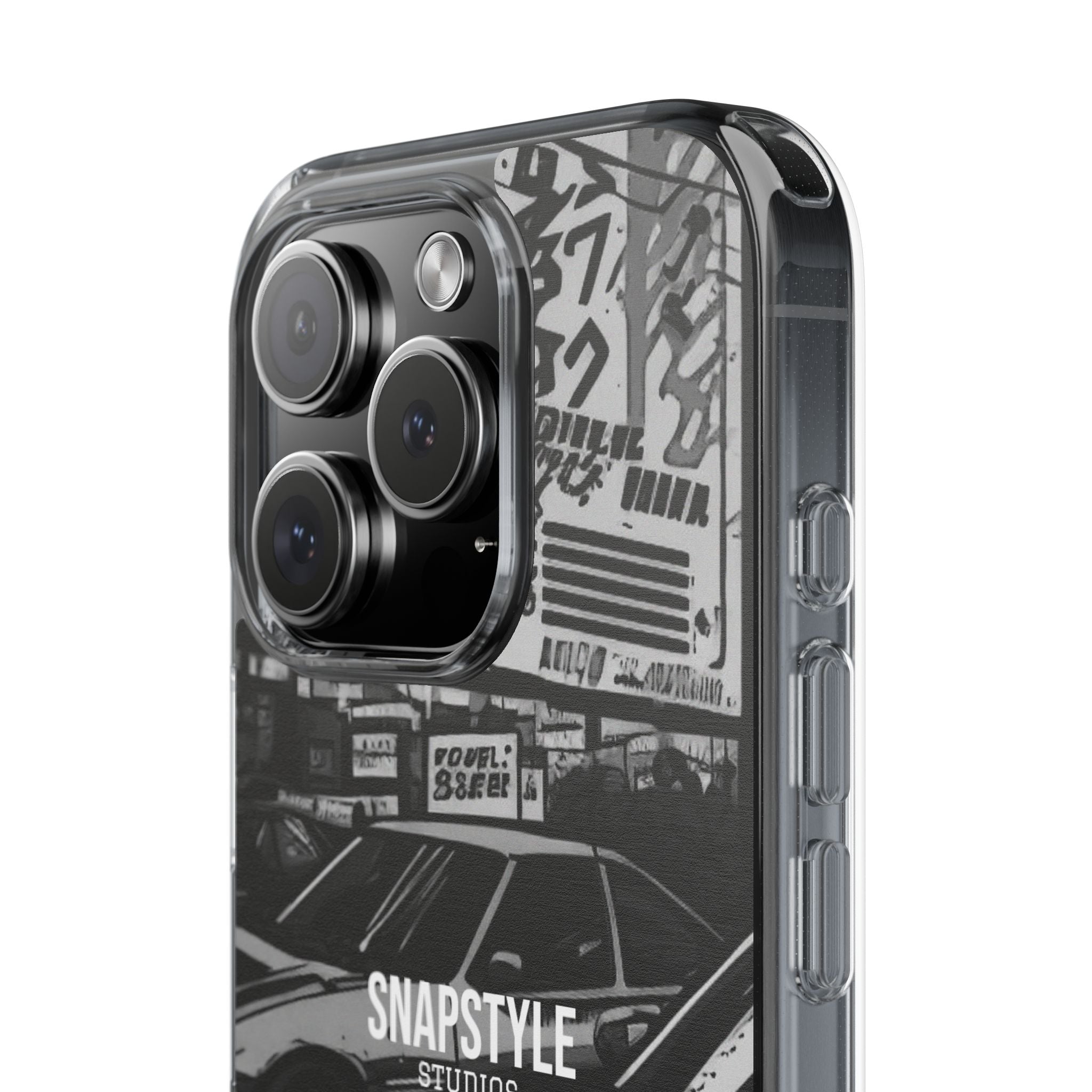 Retro JDM Racing Car Graphic Clear Case