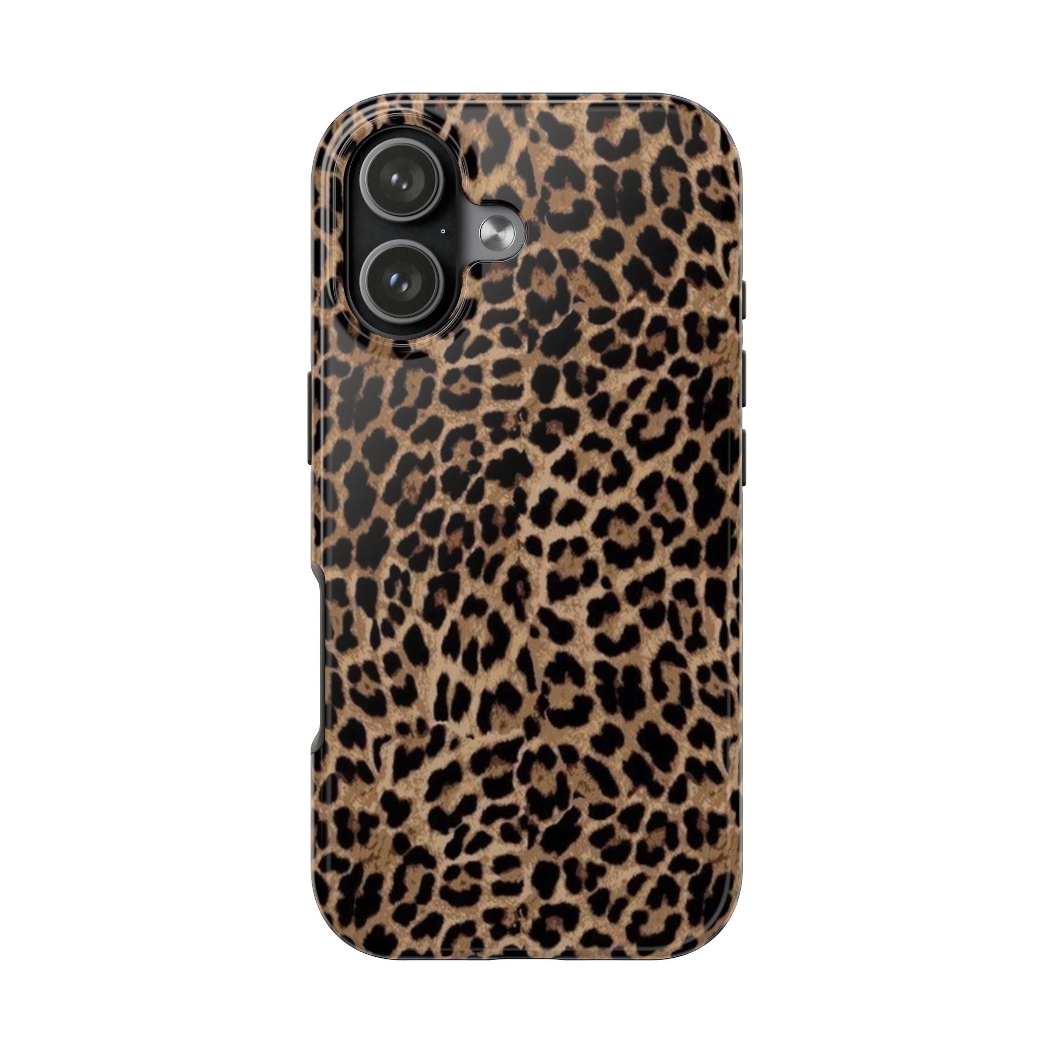 Leopard Print Tough Phone Case — Durable Animal Print Protective Cover
