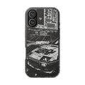 Retro JDM Racing Car Graphic Clear Case