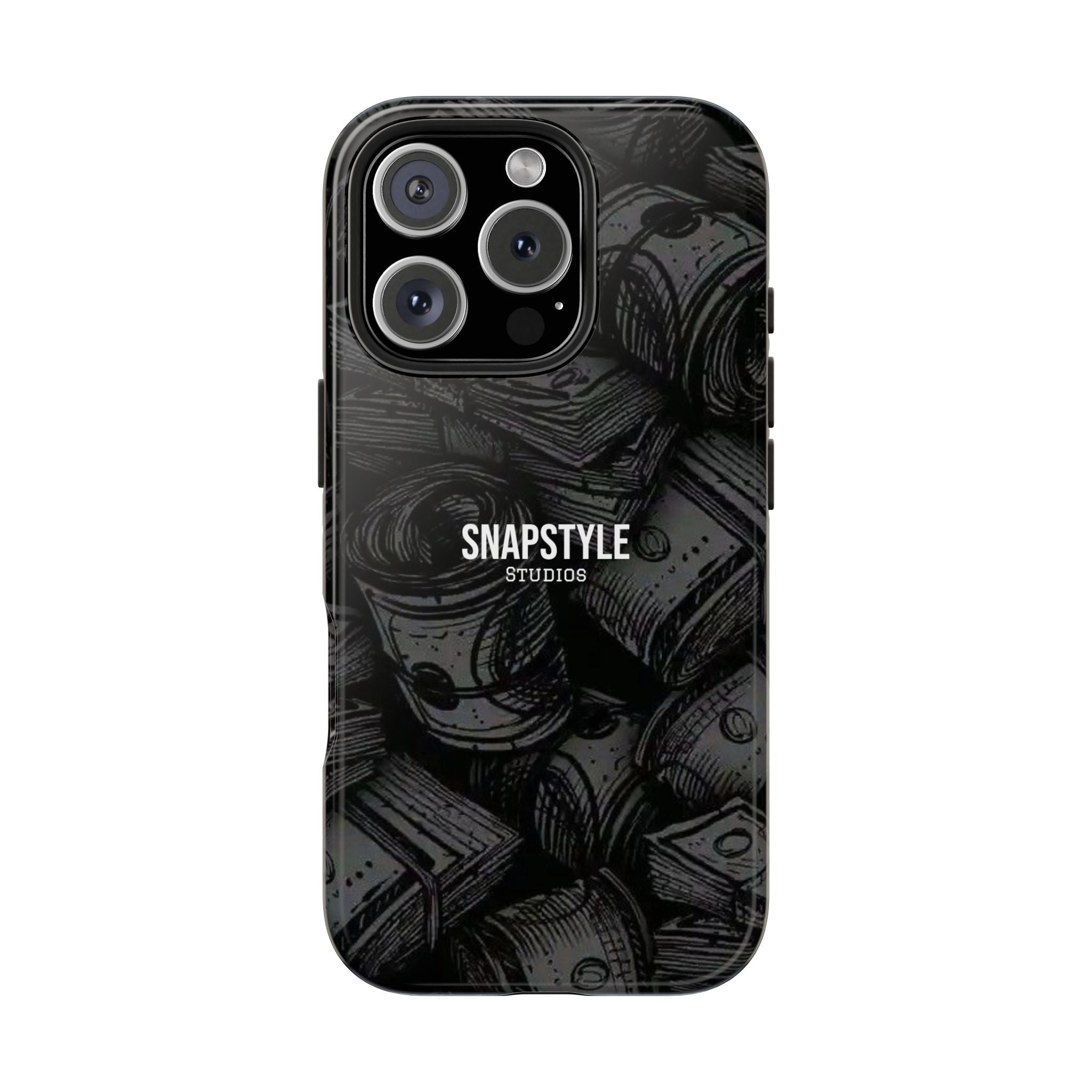 Tough Phone Case — Dark Money Roll Graphic Protective Cover